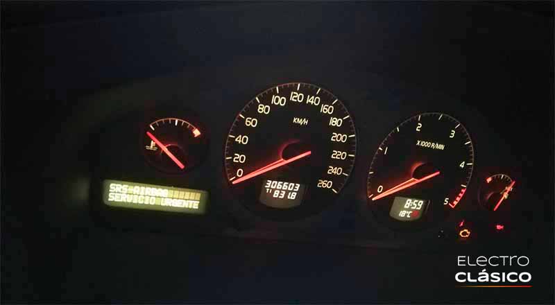 Reparación de velocímetro de Volvo S60 (2003)
