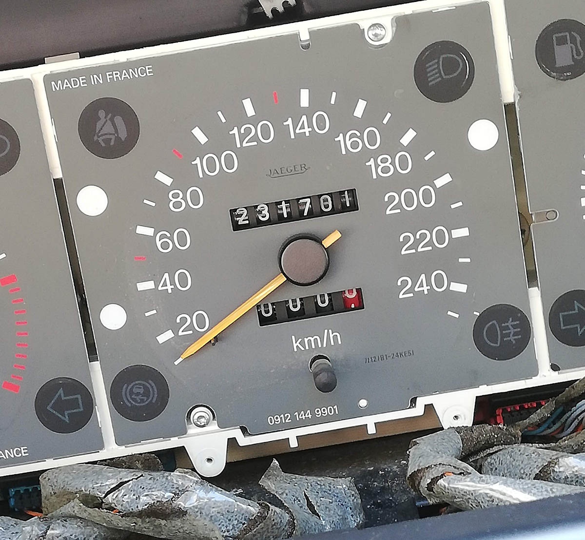 Reparación de velocímetro de Citroën XM (1999)