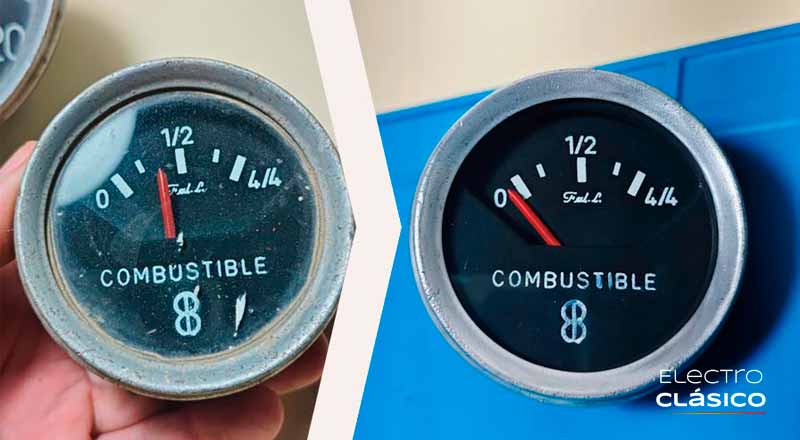 Restauración de indicador de combustible camión Barreiros